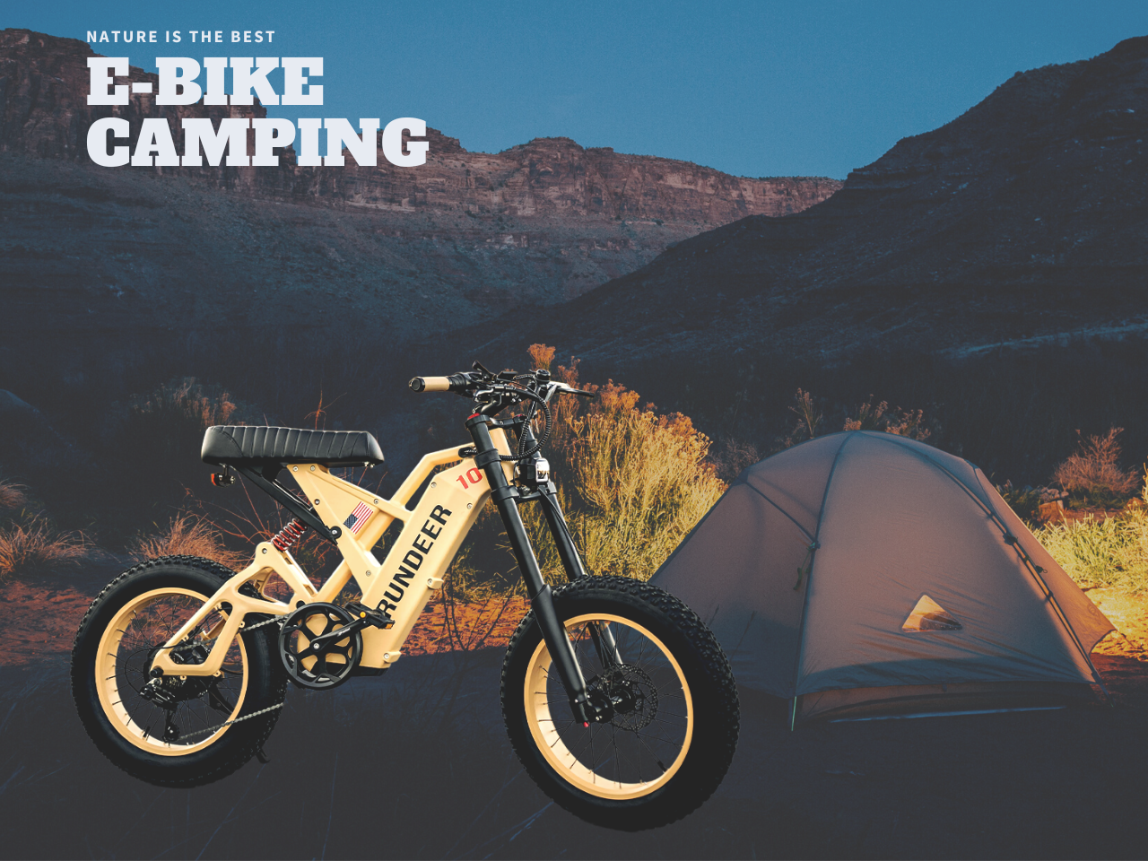 Best electric bike for 2024 camping