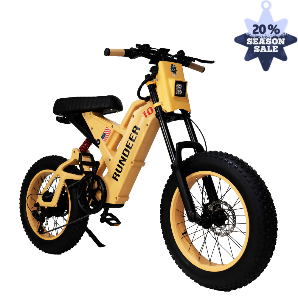 Rundeer Off Road Electric Bikes Attack10 All Terrain Ebikes